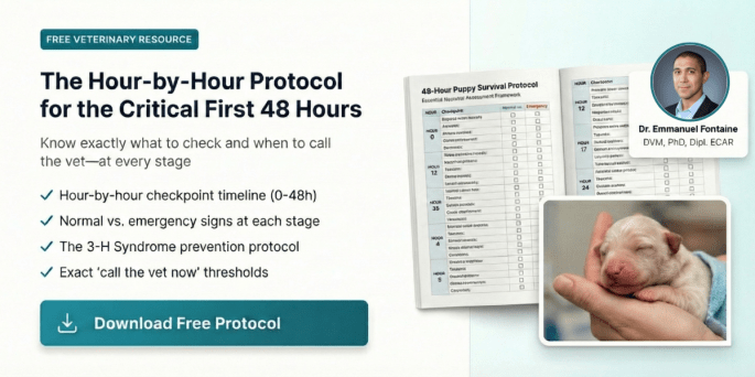 Download the Newborn Puppy Hour-by-Hour Protocol