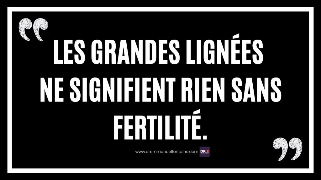 Les grandes lignées ne signifient rien sans fertilité.