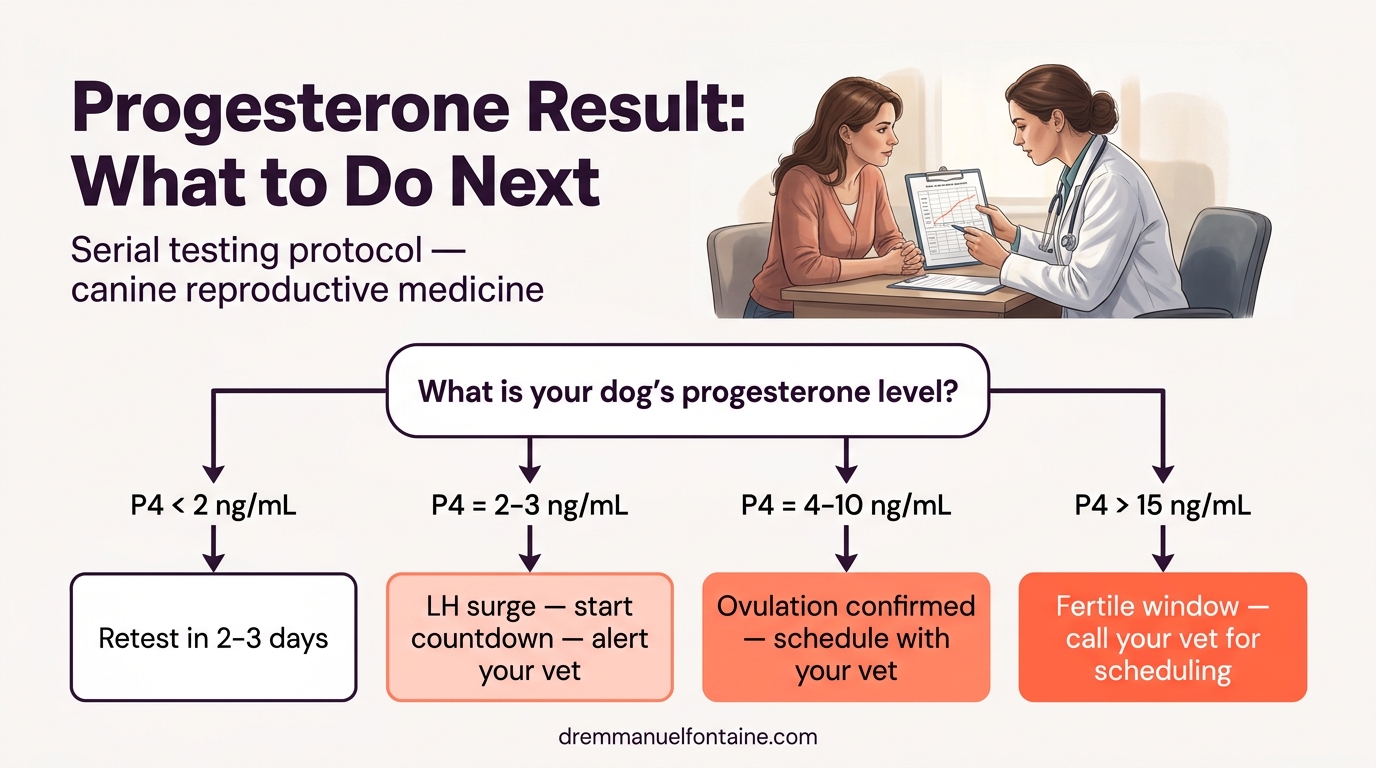 Canine ovulation timing decision tree - when to breed your dog