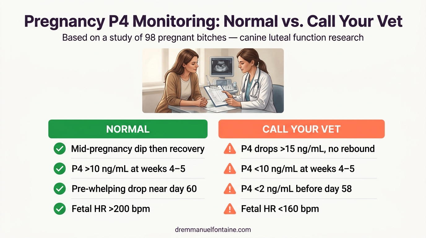 Progesterone milestones worksheet for canine ovulation timing