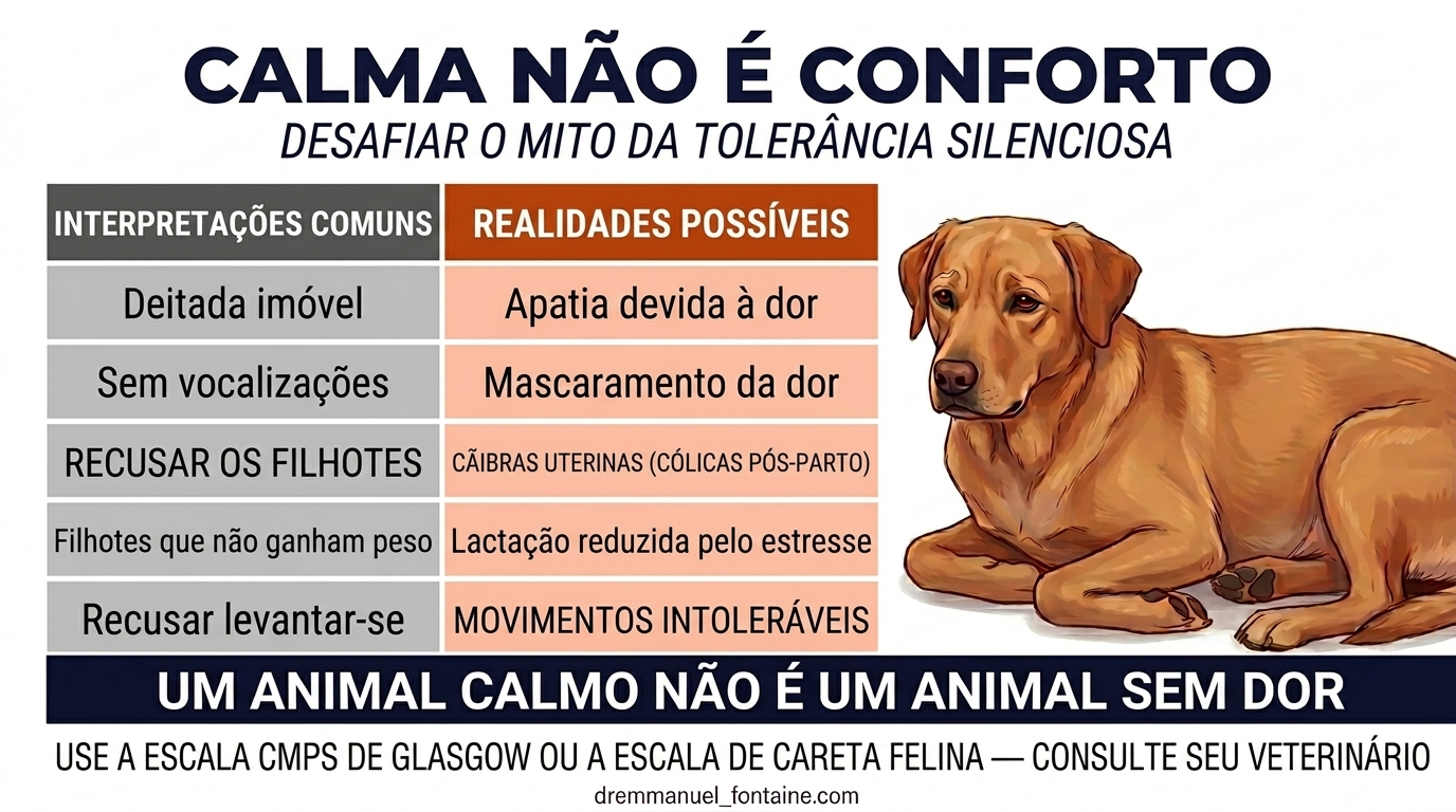 Protocolo pós-parto 5 passos - Gestão da dor de parto canino
