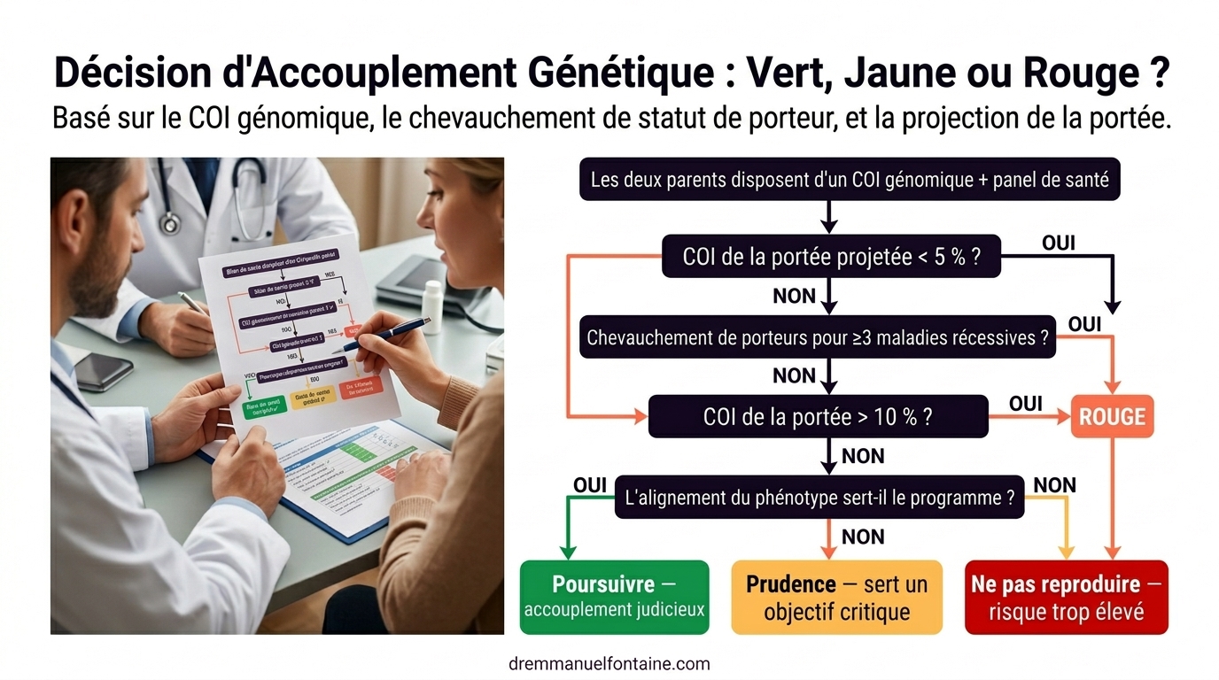 Infographic Decision Tree Green Yellow Red