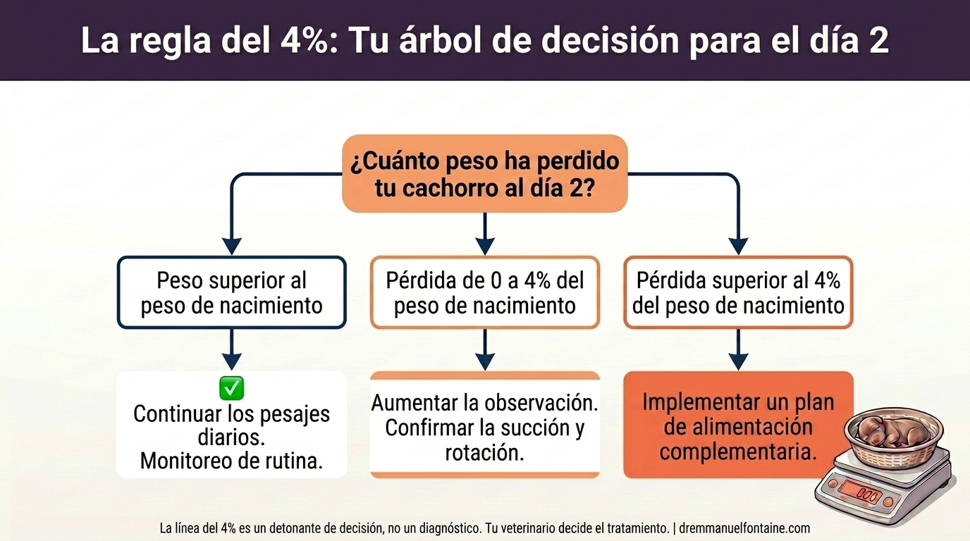 La regla del 4 %: tu árbol de decisión del Día 2
