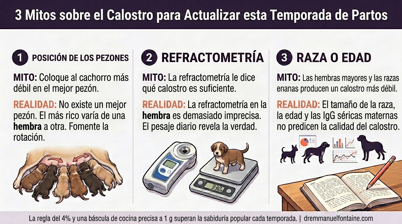 3 mitos del calostro para actualizar esta temporada de partos