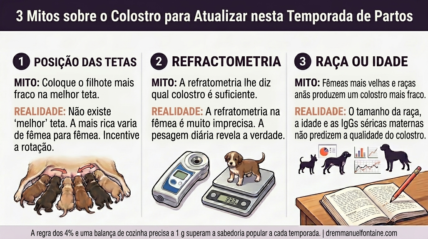 3 mitos do colostro para atualizar nesta temporada de partos