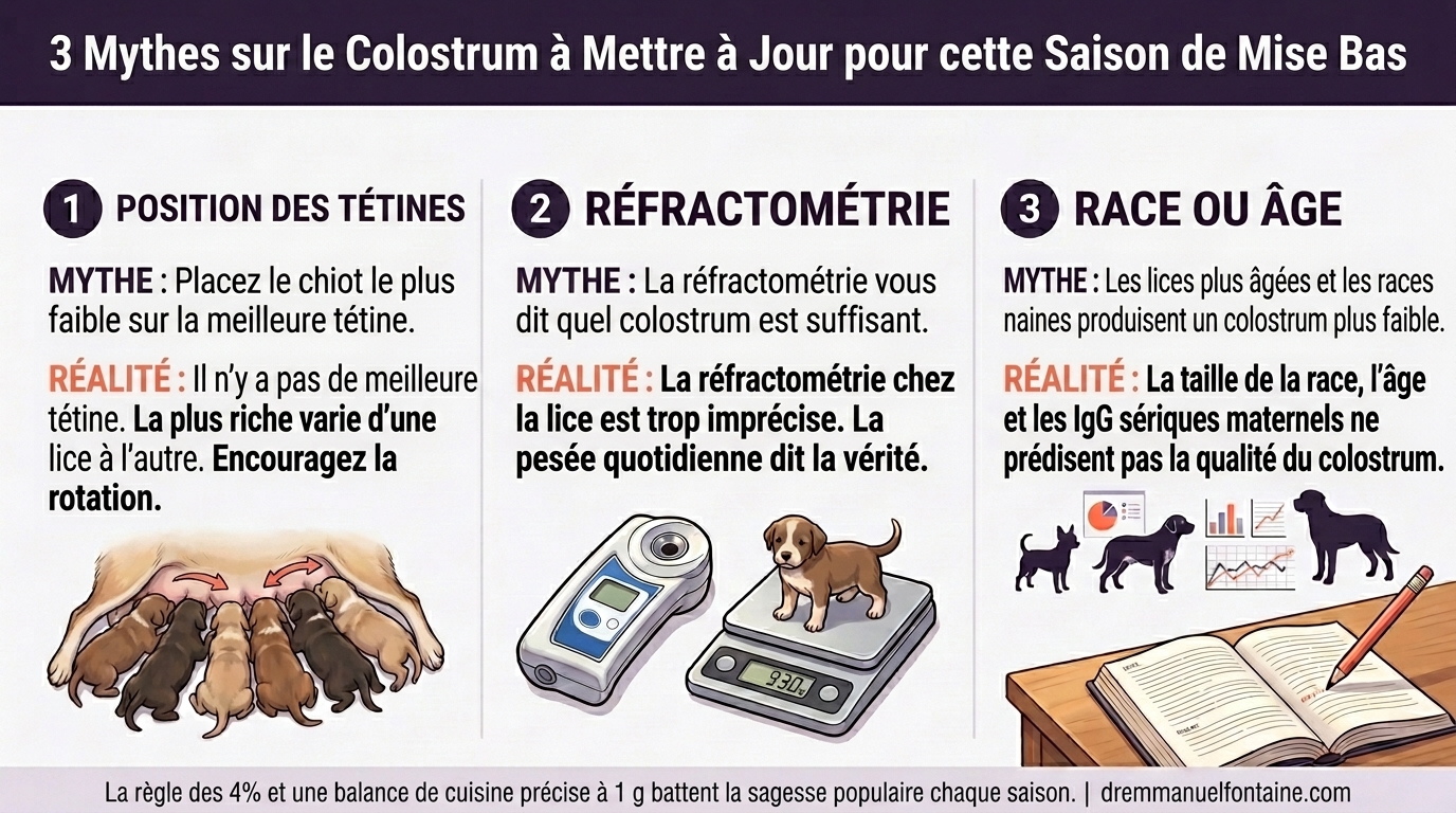 3 mythes du colostrum à mettre à jour cette saison de mise bas