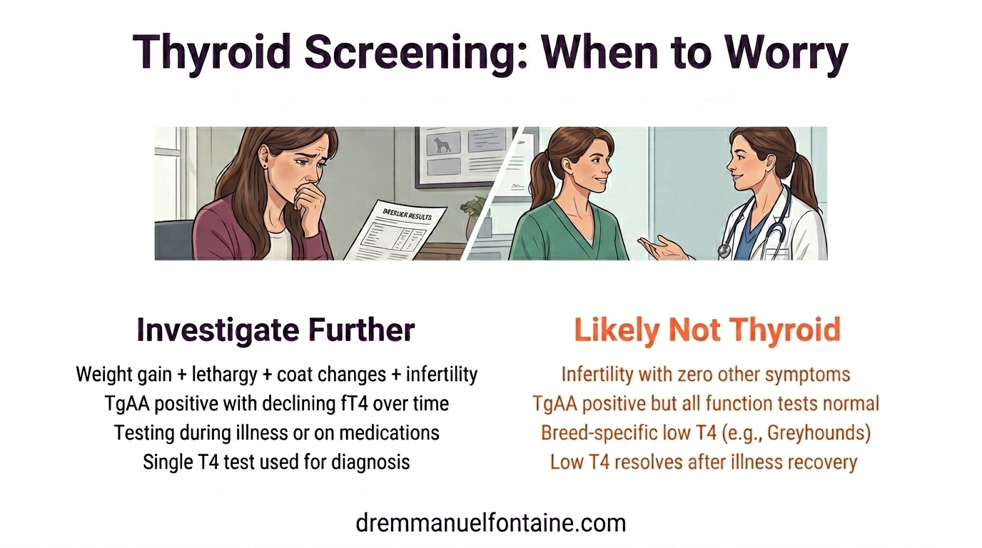 Hypothyroidism breeding dogs when to worry infographic