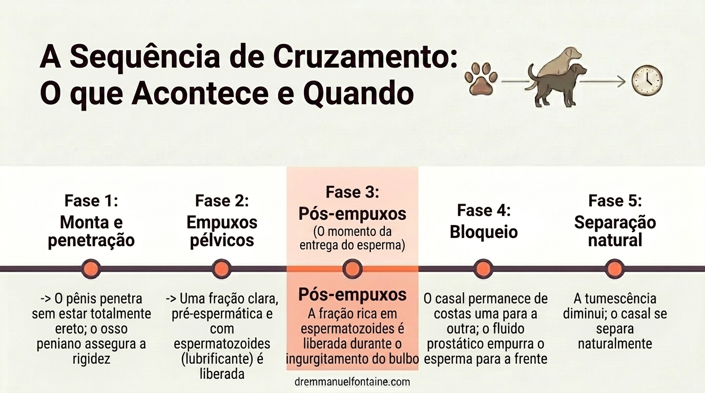 A sequencia da cobertura: o que acontece e quando - infografico por Dr. Emmanuel Fontaine