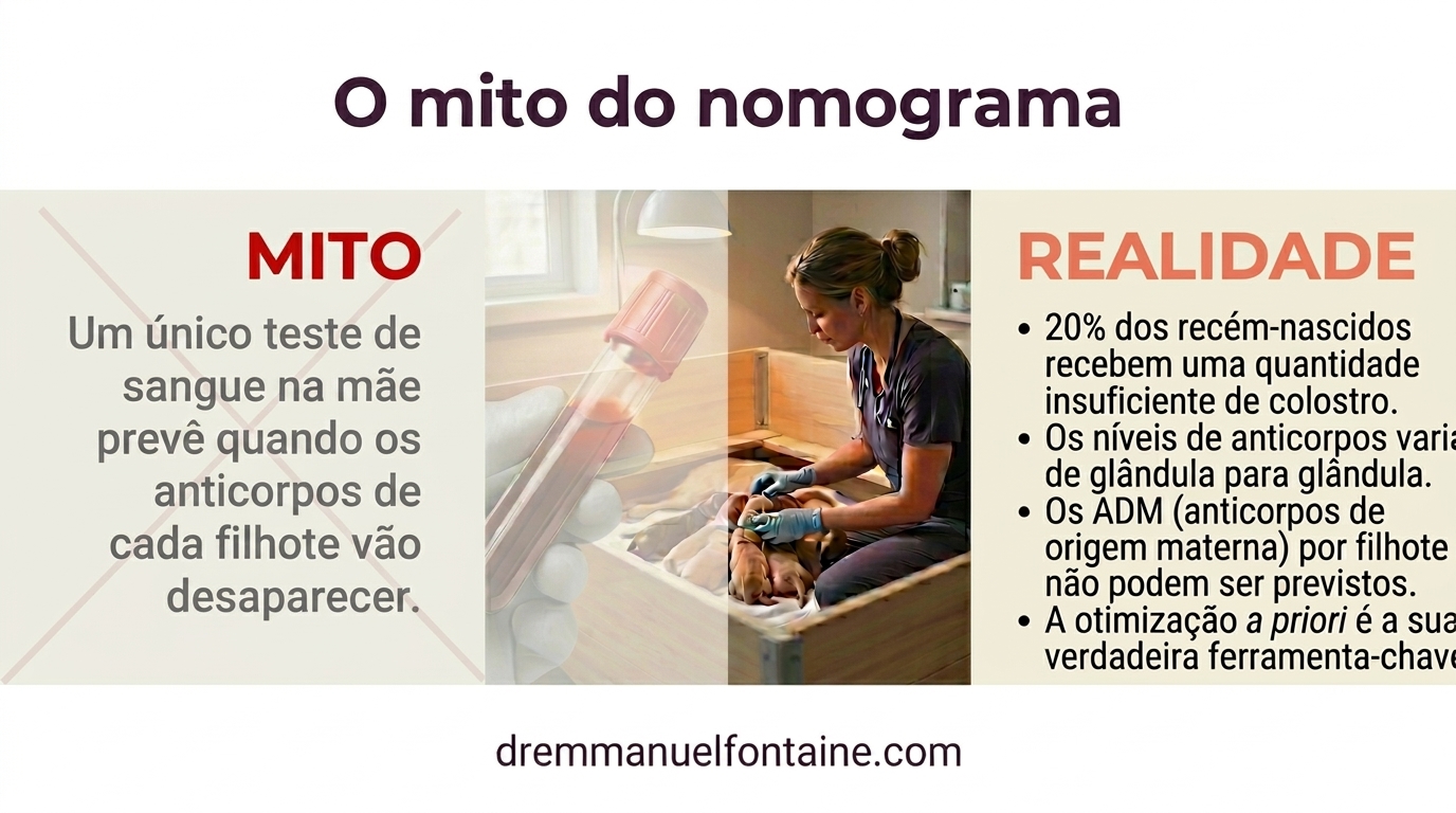 O mito do nomograma: por que um único título sérico da mãe não pode prever o desaparecimento do MDA por filhote