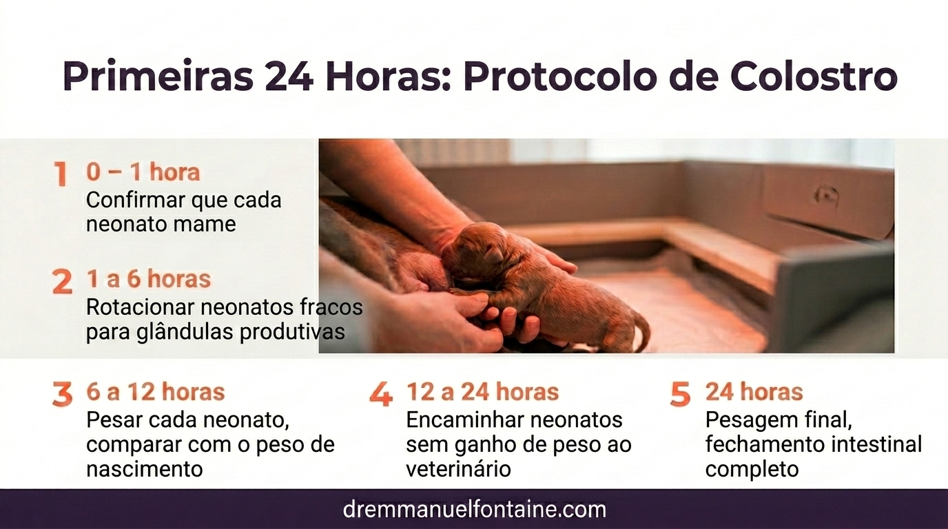 Protocolo de colostro das primeiras 24 horas: lista de verificação em 5 passos para cada neonato na caixa de parto