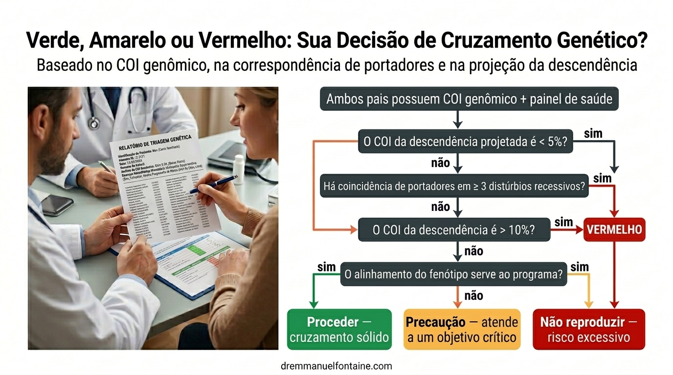 Genetic Pairing Decision Tree Infographic