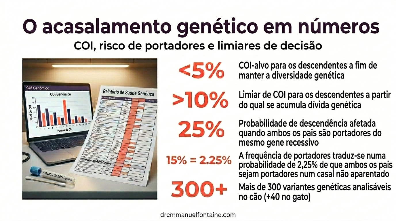 Genetic Pairing COI and Carrier Risk Infographic