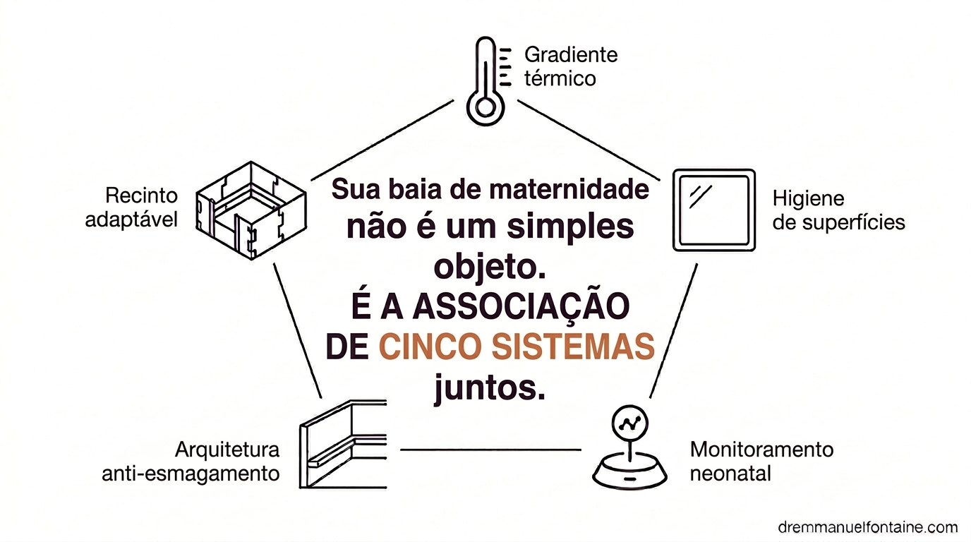 Como a EZwhelp reúne os cinco sistemas da caixa de parto em um único quadro
