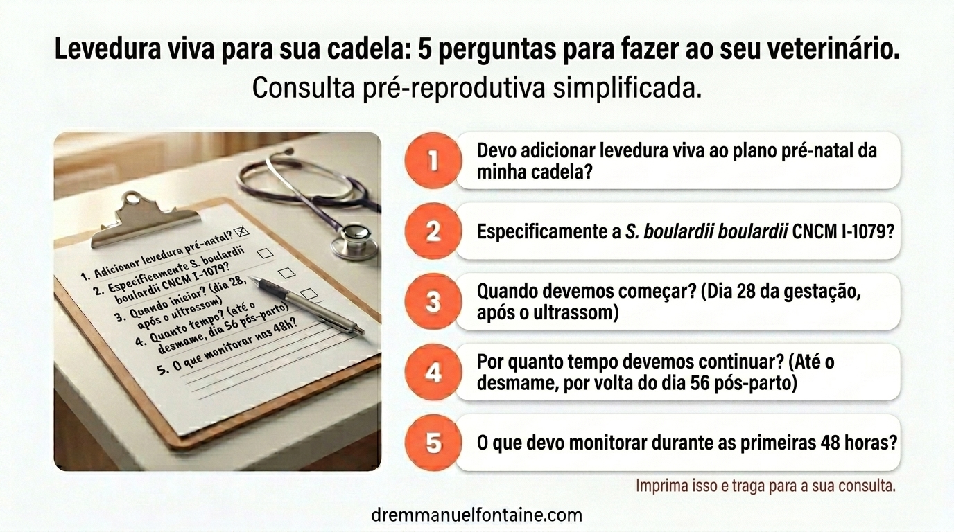 Levedura Viva Materna: 5 perguntas para o seu veterinário