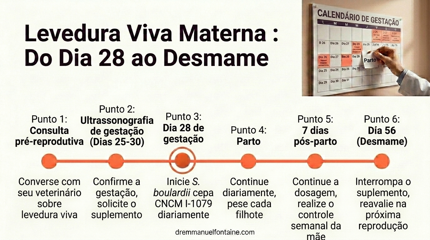 Levedura Viva Materna: cronologia dia 28 ao desmame
