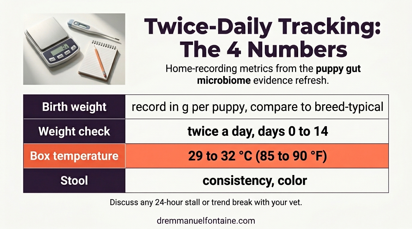 Twice-Daily Tracking 4 Numbers infographic