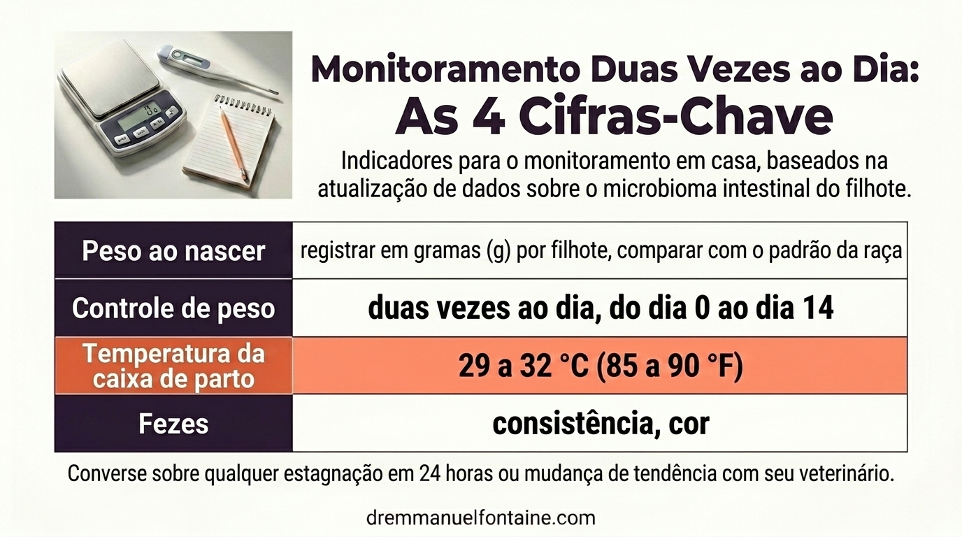 Acompanhamento duas vezes ao dia 4 números infográfico