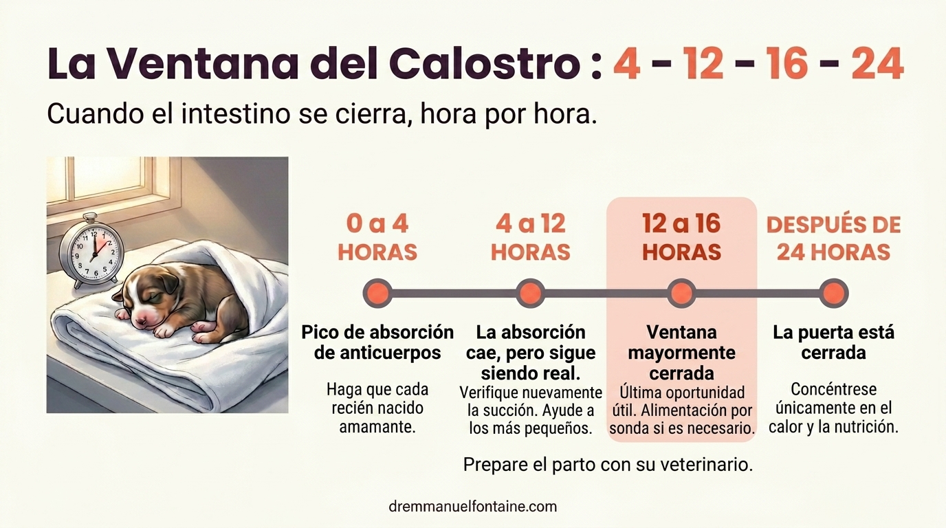 Infografía ventana del calostro 4-12-16-24