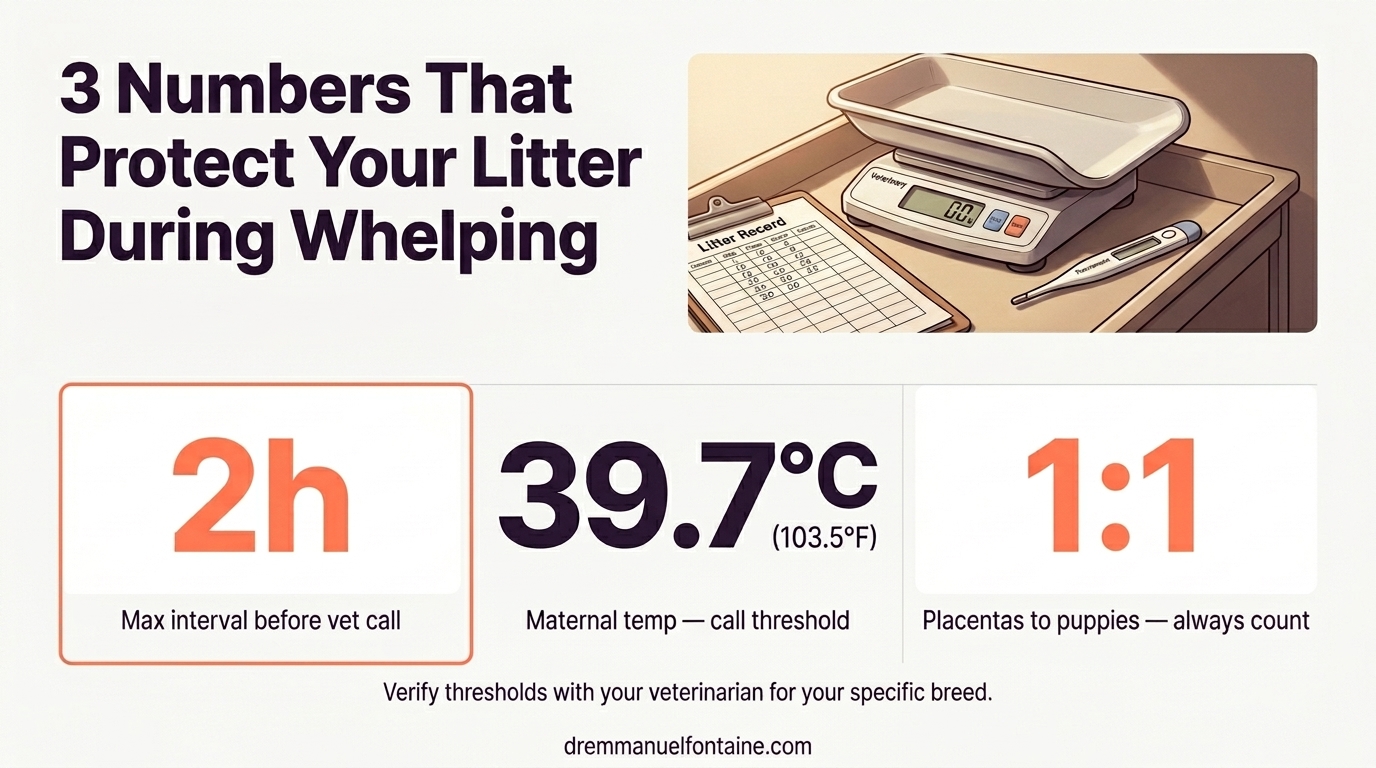 Prolonged labor and placental health: the three placental numbers card infographic