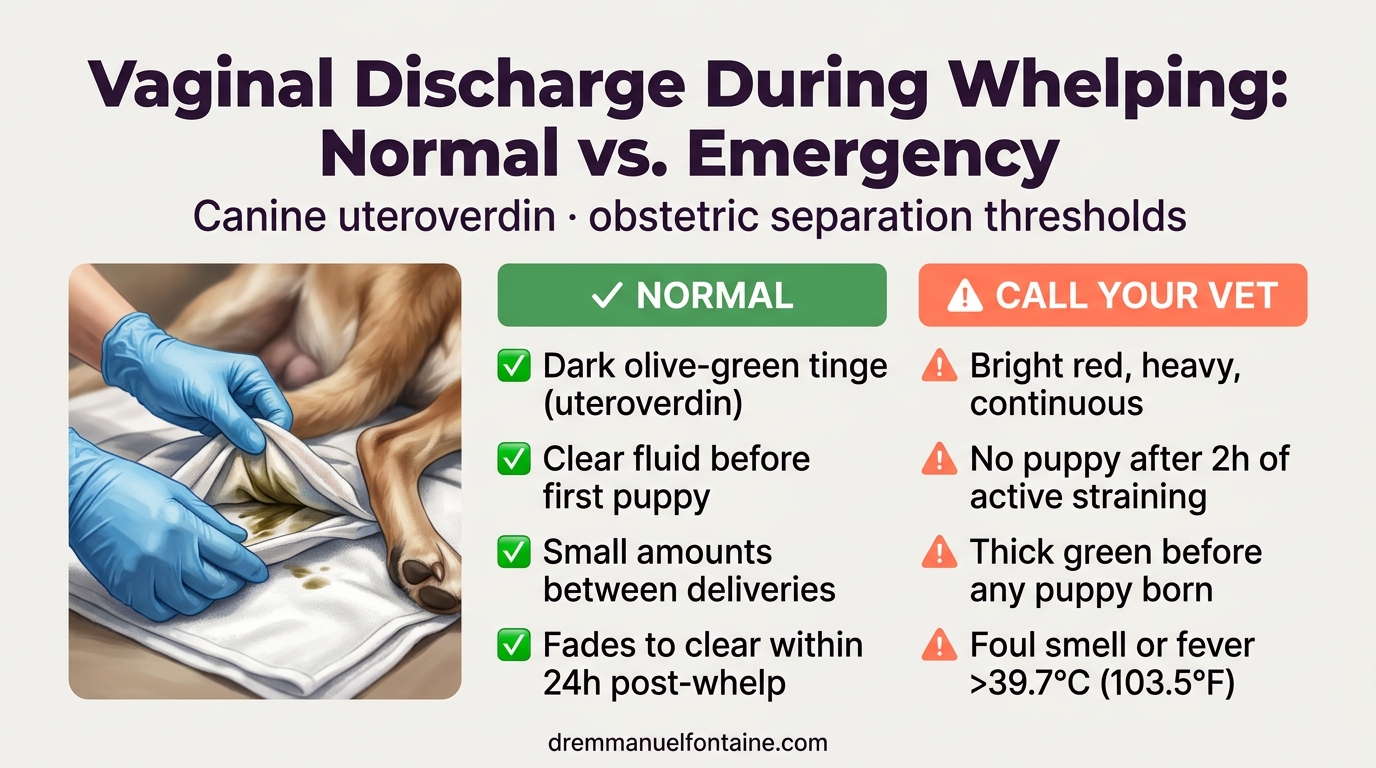 Prolonged labor and placental health: reading vaginal discharge warning signs infographic