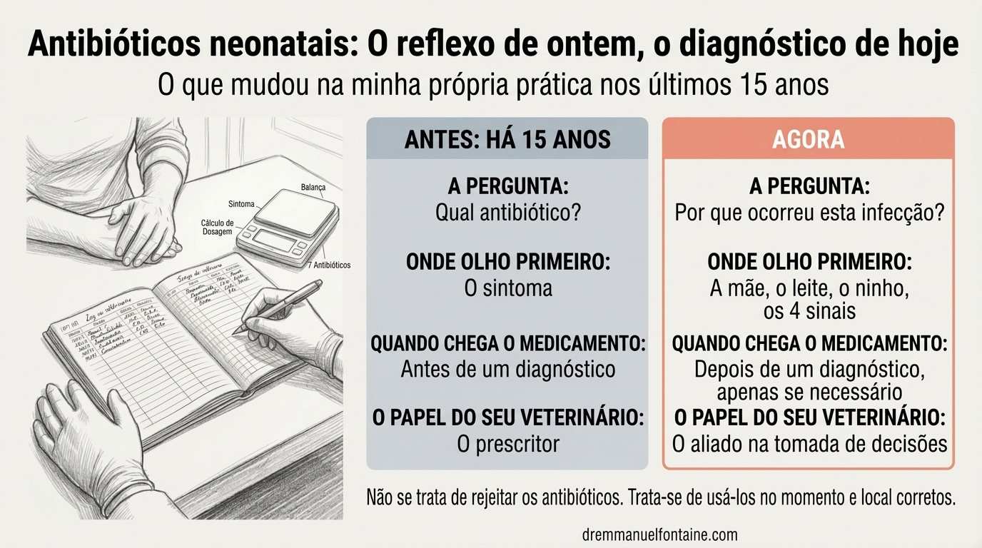 Antibióticos em recém-nascidos: o reflexo de ontem, o diagnóstico de hoje, infográfico